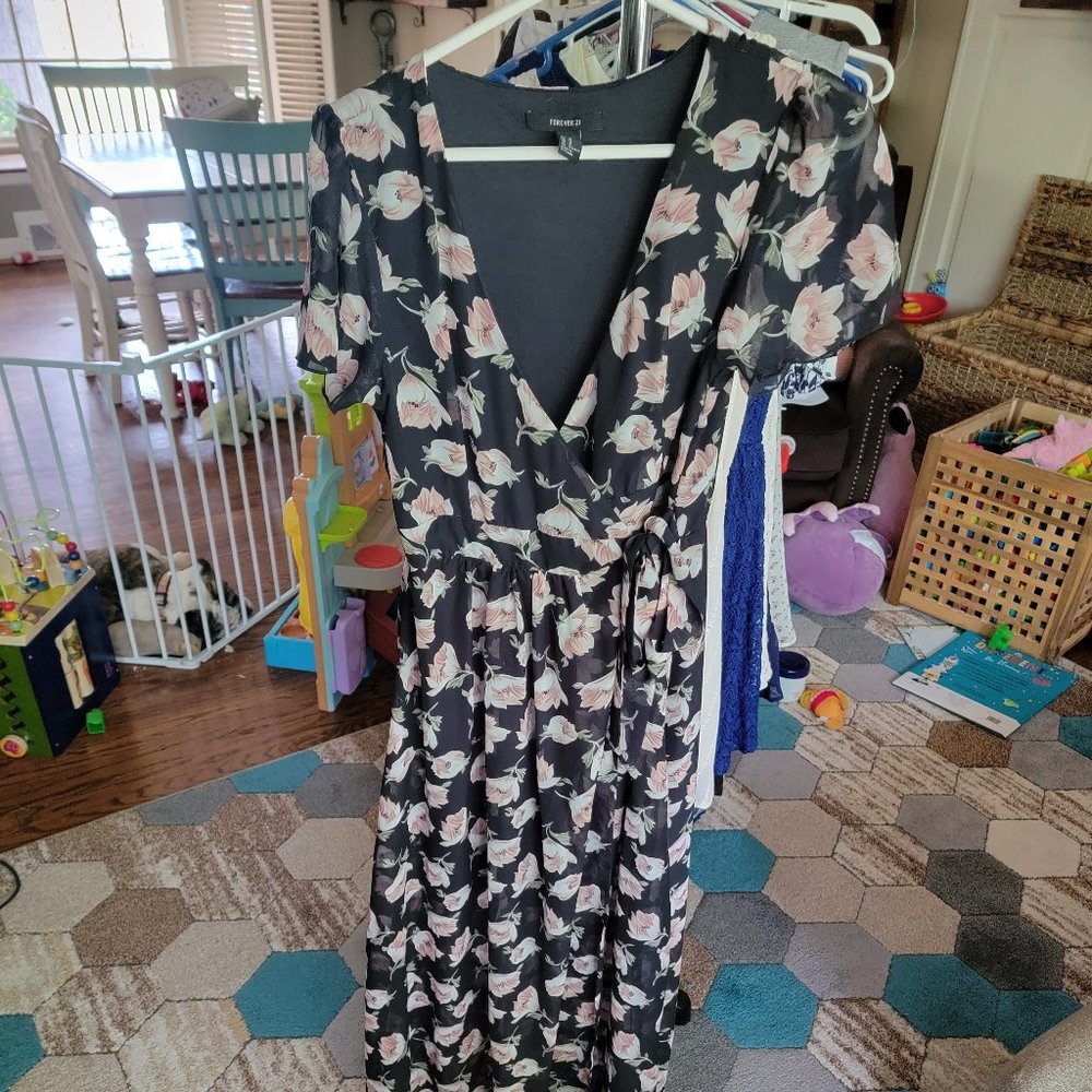 Floral Maxi WrapDress